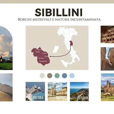 Italian Experience-casa Tramonti Holiday home Pintura di Bolognola